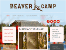 Tablet Screenshot of beavercamp.org